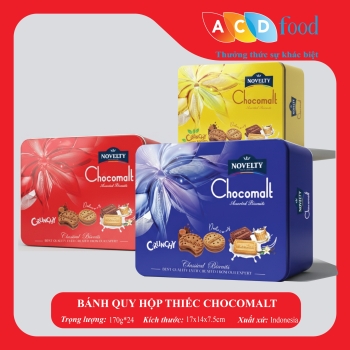 BÁNH QUY HỘP THIẾC CHOCOMALT